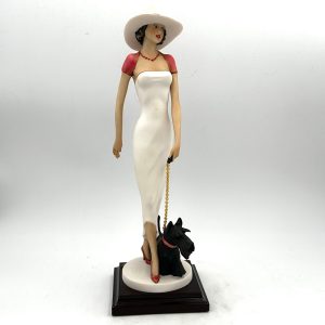 Edith by Giuseppe Armani. lady & dog.